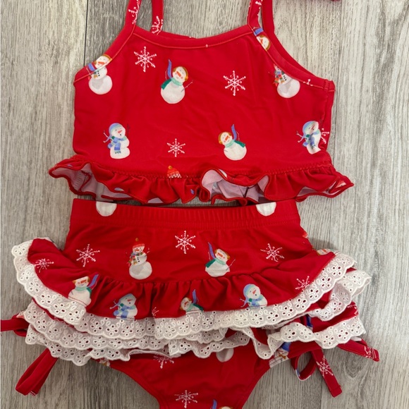 Love + Grow 12 months snowman holiday bikini - Picture 3 of 6